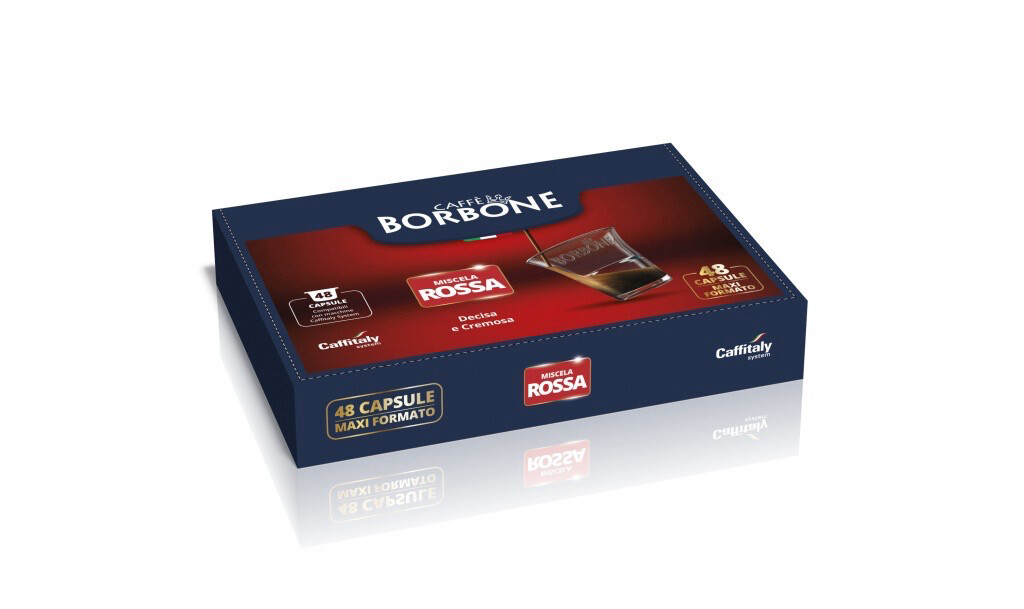 Box Risparmio 48 Capsule Miscela ROSSA Caffè Borbone - Caffitaly System