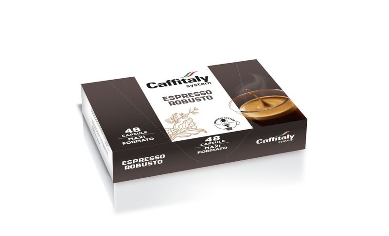 Box Risparmio 48 capsule ESPRESSO ROBUSTO Ecaffè - Caffitaly System
