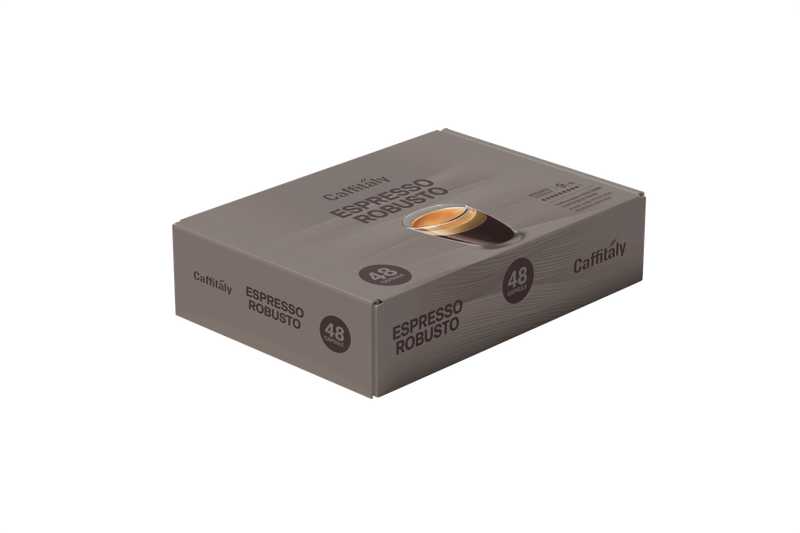 Box Risparmio 48 capsule ESPRESSO ROBUSTO Ecaffè - Caffitaly System