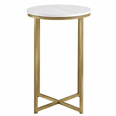 Glamour round side table