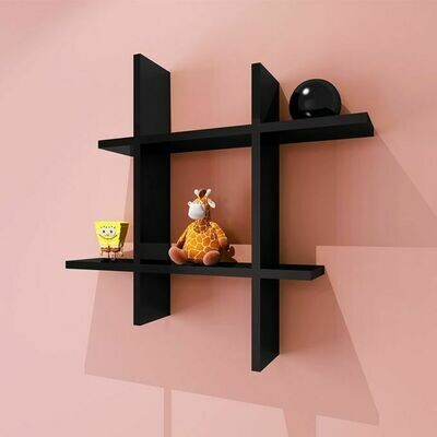 Modern Decor Shelf #Square Black Modern Decor Shelf #Square Black