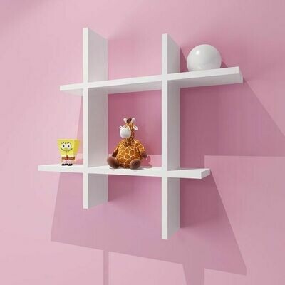 Modern Decor Shelf #Square WHITE Modern Decor Shelf #Square WHITE