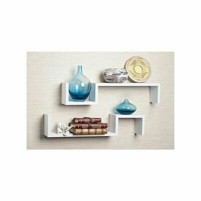 Modern Decor Shelf - 80 Cm - White - 2 Pcs Modern Decor Shelf - 80 Cm - White - 2 Pcs