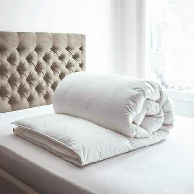 Duvet Cover Set - 3 Pieces - Satin - Caro - White Duvet Cover Set - 3 Pieces - Satin - Caro - White