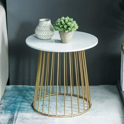 Amanda Round Side Table-Mid Century Amanda Round Side Table-Mid Century