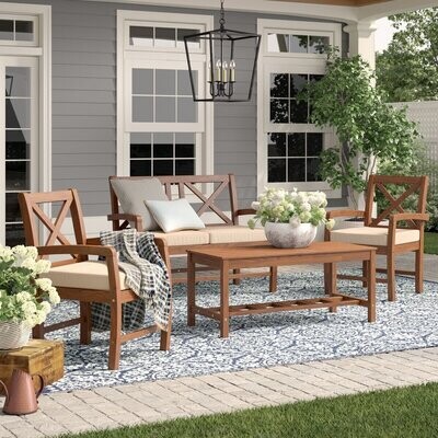 Patio X4 Outdoor Seating- Set of 4 pieces Patio X4 Outdoor Seating- Set of 4 pieces