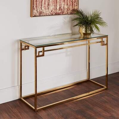 Greek Console Golden Stainless steel Greek Console Golden Stainless steel