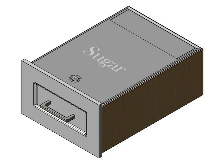 Stainless Sugar Storage Drawer Inserts Stainless Sugar Storage Drawer Inserts