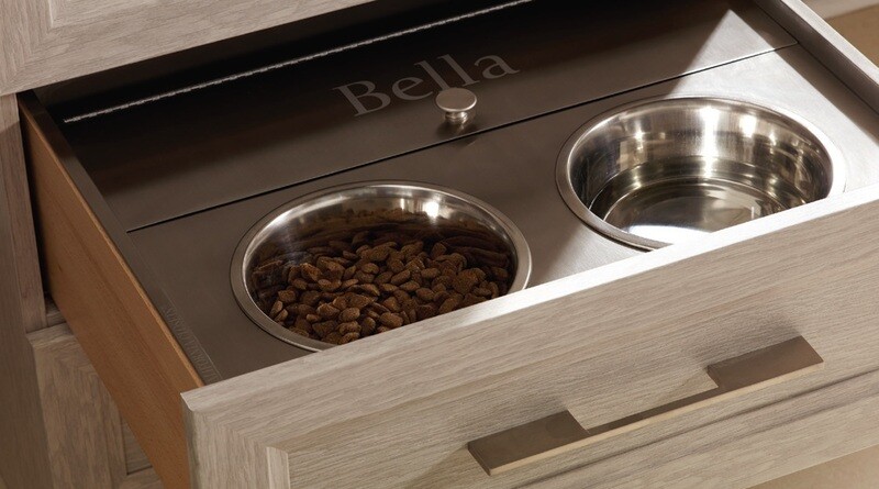 Stainless Steel Pet Feeding Drawer Inserts