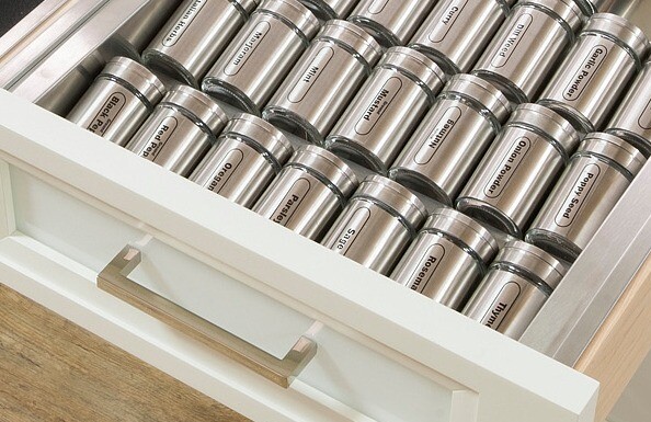 Stainless Steel Spice Storage Inserts