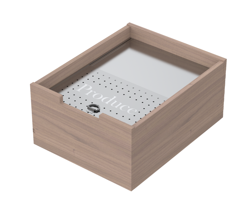 Stainless Steel Produce Drawer Insert (No Flange)