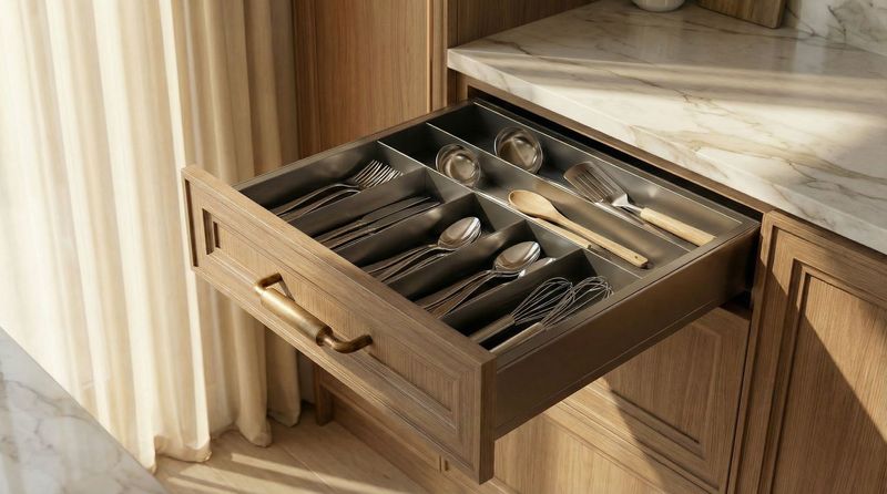 Stainless Steel Cutlery &amp; Utensil Drawer Inserts