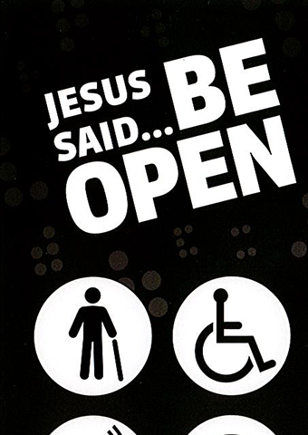 Jesus said prayer card (front)