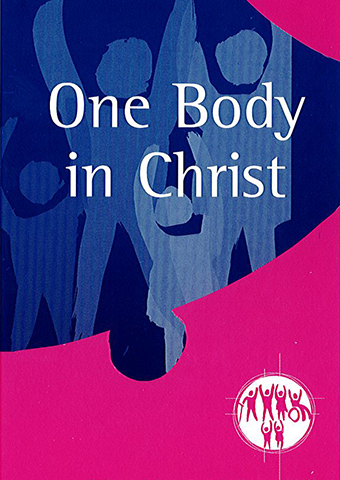 One Body in Christ prayer card (front)