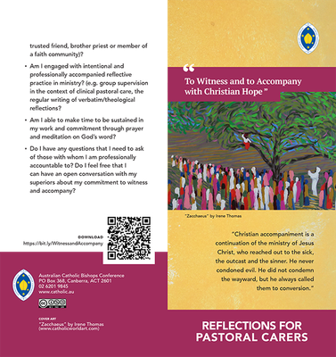 Reflections for Pastoral Carers  (download)