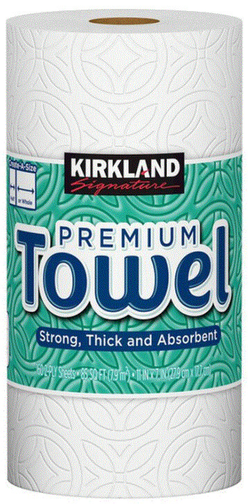 Kitchen Products, Kirkland Signature® Paper Towels (Single Roll)