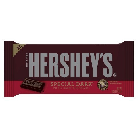 Pocket Snacks, Hershey's® Special Dark Mildly Sweet Chocolate (4.25 oz Bar)