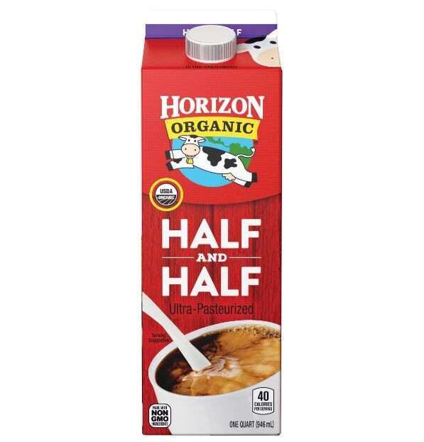 Cream, Horizon® Half and Half (1 Quart Carton)
