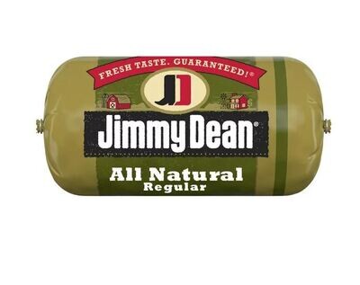 Fresh Ground Sausage, Jimmy Dean® All Natural Premium Pork Sausage (1 Pound Tube)