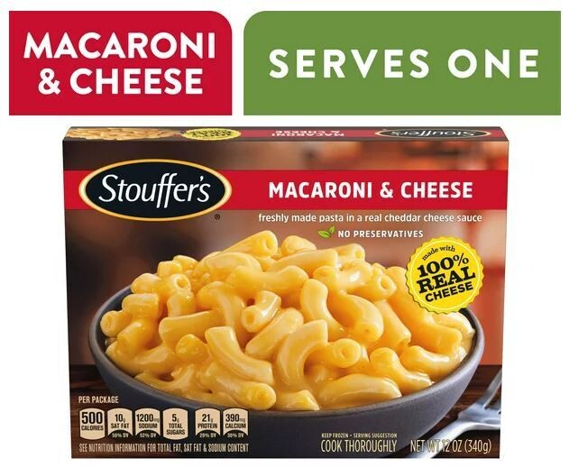 Frozen Mac Dinner, Stouffer's® Macaroni & Cheese (12 oz Box)