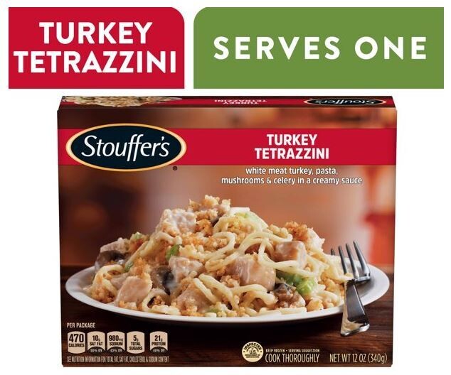 Frozen Turkey Dinner, Stouffer's® Turkey Tetrazzini (12 oz Box)