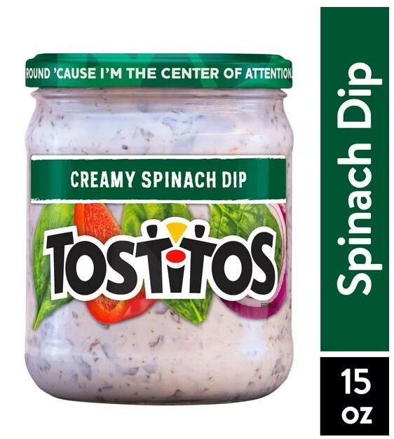 Mexican Food, Tostitos® Creamy Spinach Dip (15 oz Jar)