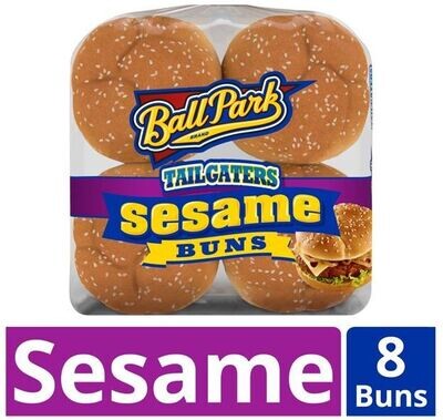 Hamburger Buns, Ball Park® Tailgaters Sesame Seed Hamburger Buns (8 Buns)