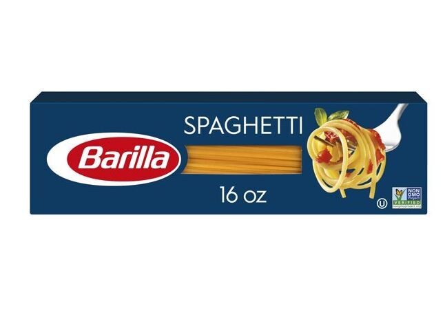 Pasta and Noodles, Barilla® Spaghetti Pasta (16 oz Box)