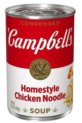 Canned Soup, Campbell's Condensed® Homestyle Chicken Noodle Soup (10.5 oz Can)