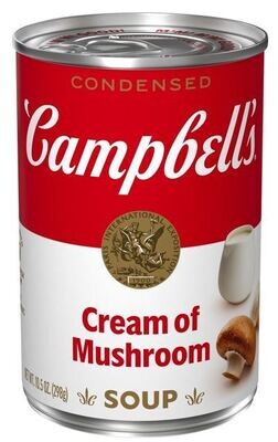 Canned Soup, Campbell's Condensed® Cream of Mushroom Soup (10.5 oz Can)