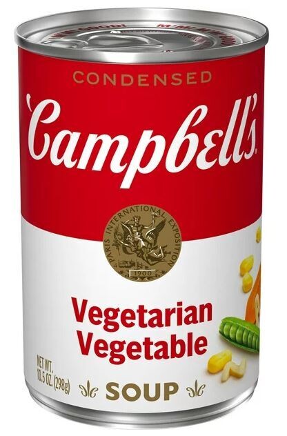 Canned Soup, Campbell's Condensed® Vegetarian Vegetable Soup (10.5 oz Can)