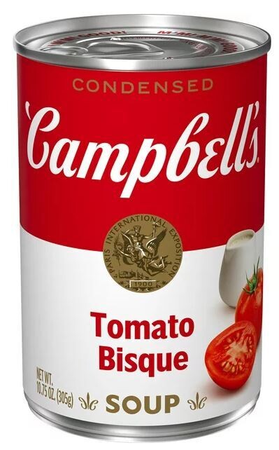 Canned Soup, Campbell's Condensed® Tomato Bisque Soup (10.75 oz Can)
