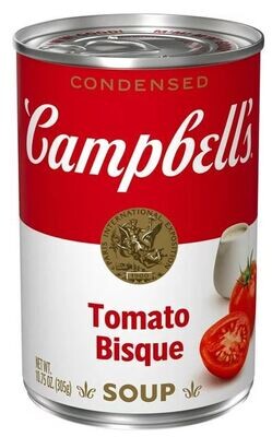 Canned Soup, Campbell's Condensed® Tomato Bisque Soup (10.75 oz Can)