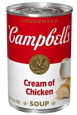 Canned Soup, Campbell's Condensed® Cream of Chicken Soup (10.5 oz Can)