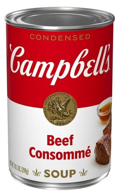 Canned Soup, Campbell&#39;s Condensed® Beef Consommé (10.5 oz Can)