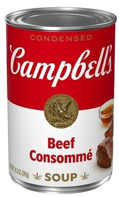 Canned Soup, Campbell&#39;s Condensed® Beef Consommé (10.5 oz Can)