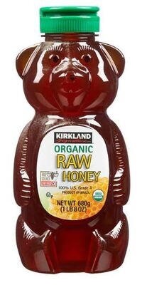 Honey Kirkland Signature® Organic Raw Honey Bear (Costco Size-Single 24 oz Bottle)