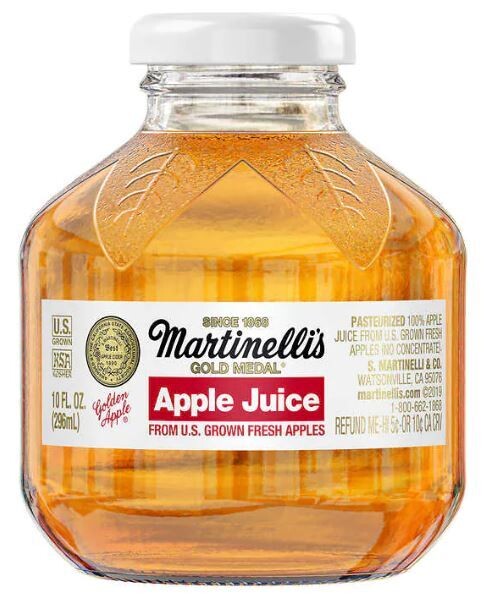 Apple Juice, Martinelli's® Organic Apple Juice (10 Fluid oz Bottle)