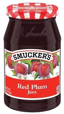 Fruit Spread, Smucker's® Red Plum Jam (18 oz Jar)