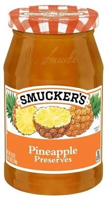 Fruit Spread, Smucker's® Pineapple Preserves (18 oz Jar)