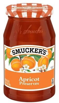 Fruit Spread, Smucker's® Apricot Preserves (18 oz Jar)