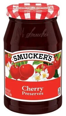 Fruit Spread, Smucker's® Cherry Preserves (18 oz Jar)