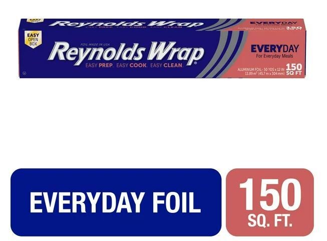 Aluminum Foil, Reynolds® Everyday Strength Aluminum Foil (150 Square Feet Roll)