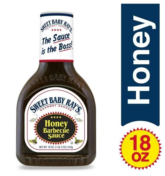 BBQ Sauce, Sweet Baby Ray's® Honey Barbecue Sauce (18 oz Bottle)