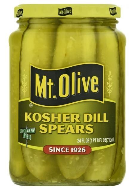 Preserves, Mt Olive® Kosher Dill Pickle Spears (24 oz Jar)
