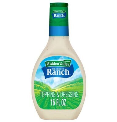 Salad Dressing, Hidden Valley® Gluten Free Original Ranch Dressing (16 Oz Bottle)