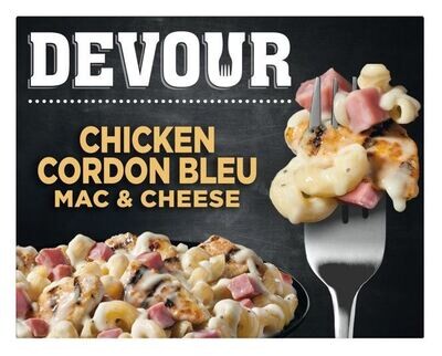 Frozen Dinner, Devour® Chicken Cordon Bleu Mac & Cheese (10½ oz Box)