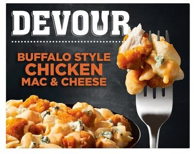 Frozen Dinner, Devour® Buffalo Style Chicken Mac & Cheese (12 oz Box)