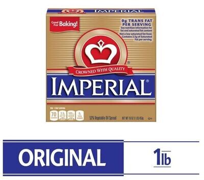 Butter Spread, Imperial® Vegetable Oil Spread (16 oz Box)