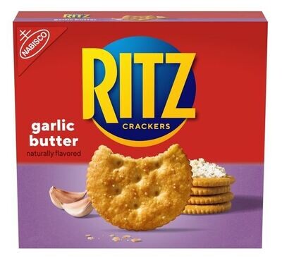 Crackers, Ritz® Garlic Butter Crackers (13.7 oz Box)